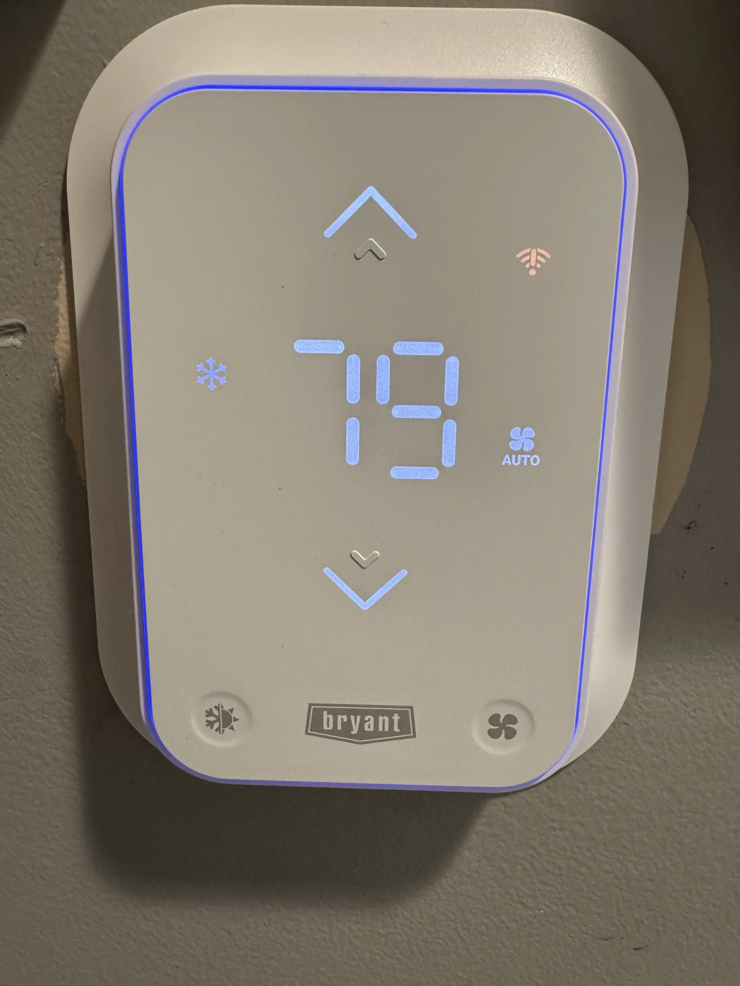 Smart thermostat installation and calibration during maintenance visit
