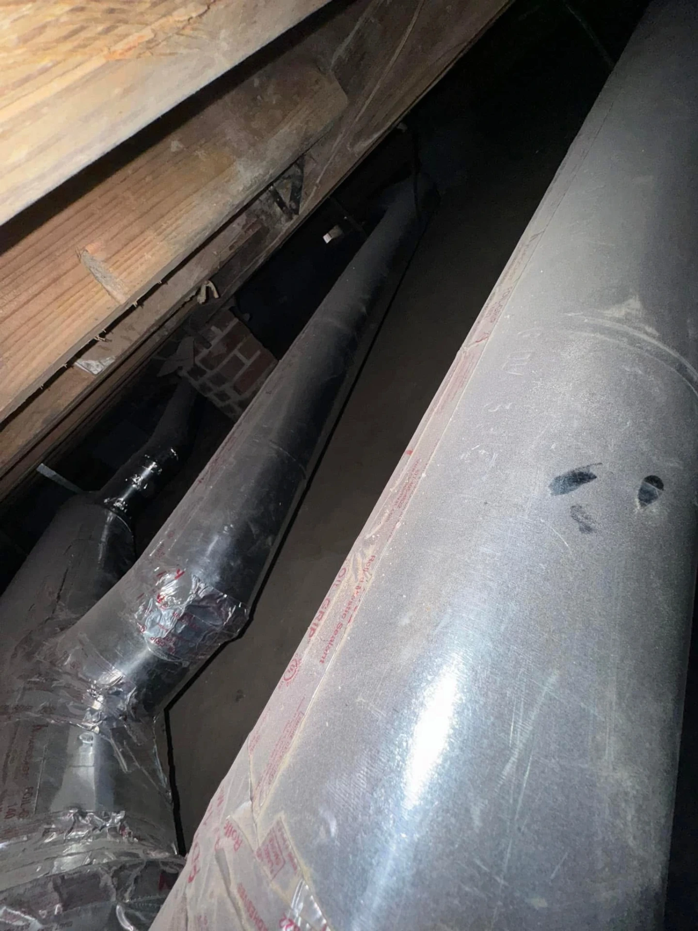 Professional ductwork installation in attic - Maximum Air Experts North Charleston