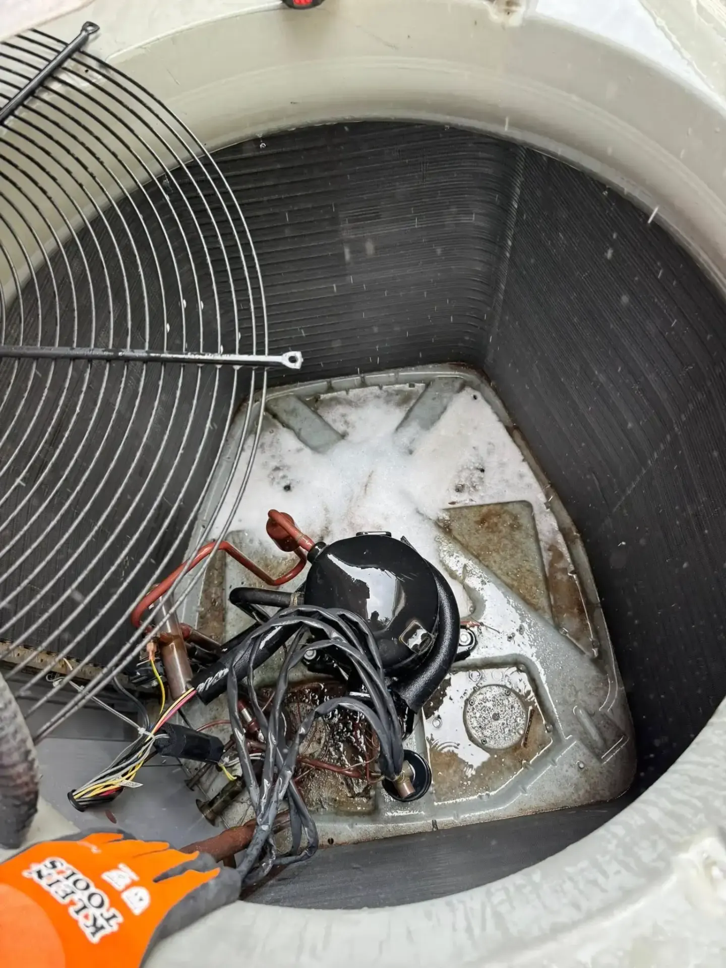 Heat pump repair Mt Pleasant frozen unit diagnosis